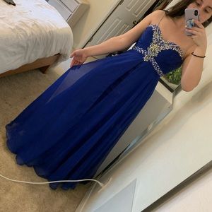 Blue Occassion Dress